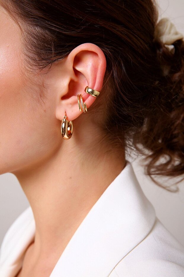 Gold Sarmal Earcuff Set - 3