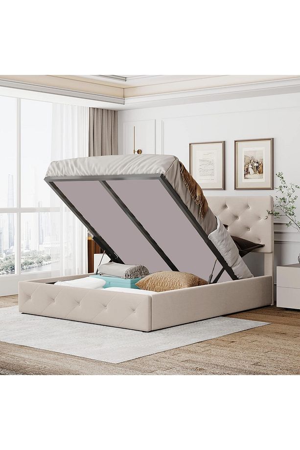 HSN Çift Kişilik Sandıklı Baza Başlık Seti RENK SEÇENEKLİ (YATAK DAHİL DEĞİLDİR) - 2