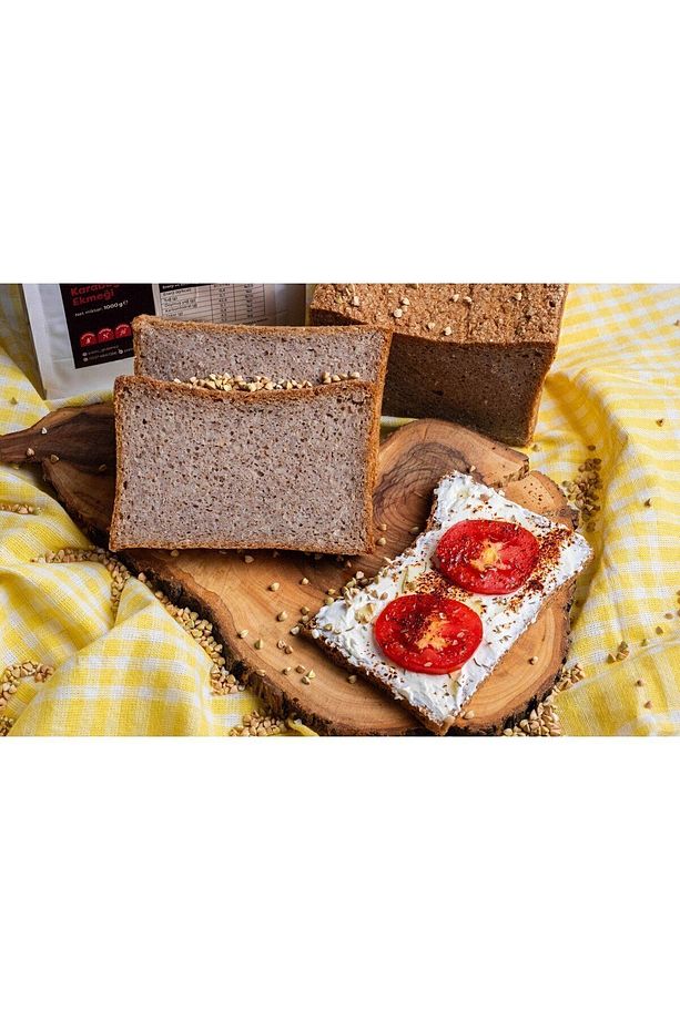 Glutensiz Karabuğday Ekmeği, Sade_1x1000gr_mayasız, Aktive Edilmiş Karabuğday Tohumu - 5