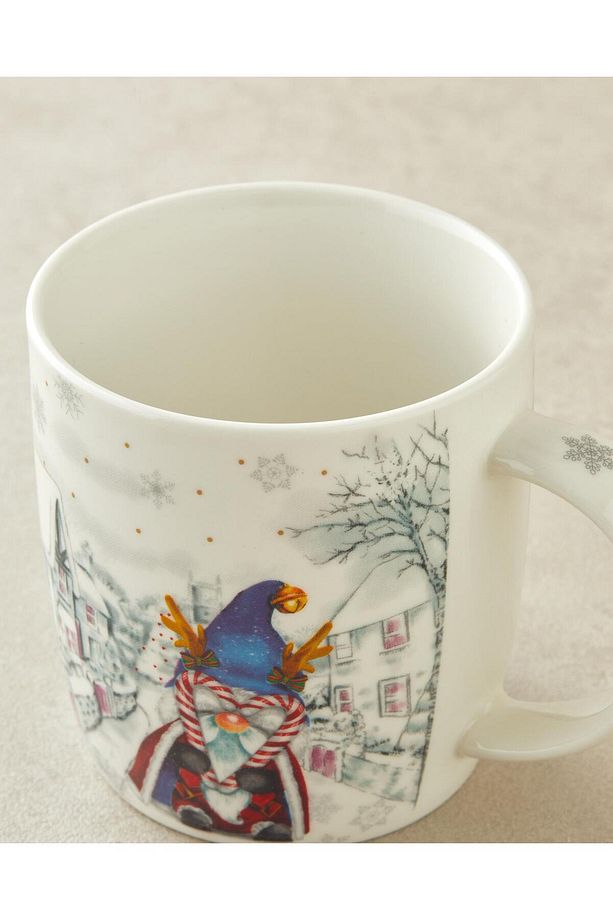 New Year New Bone China Kupa 360 ml Renkli - 1
