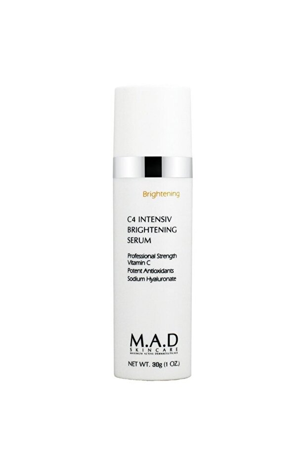 M.A.D Skincare C4 Intensive Brightening Serum Strength Vitamin C, 1oz
