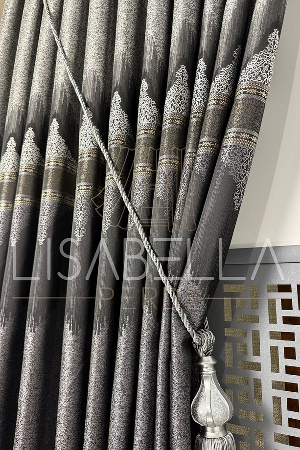 Platinum Luxe Pano Fon Perde – 1/3 Sık Pile (Tek Kanat) - 1