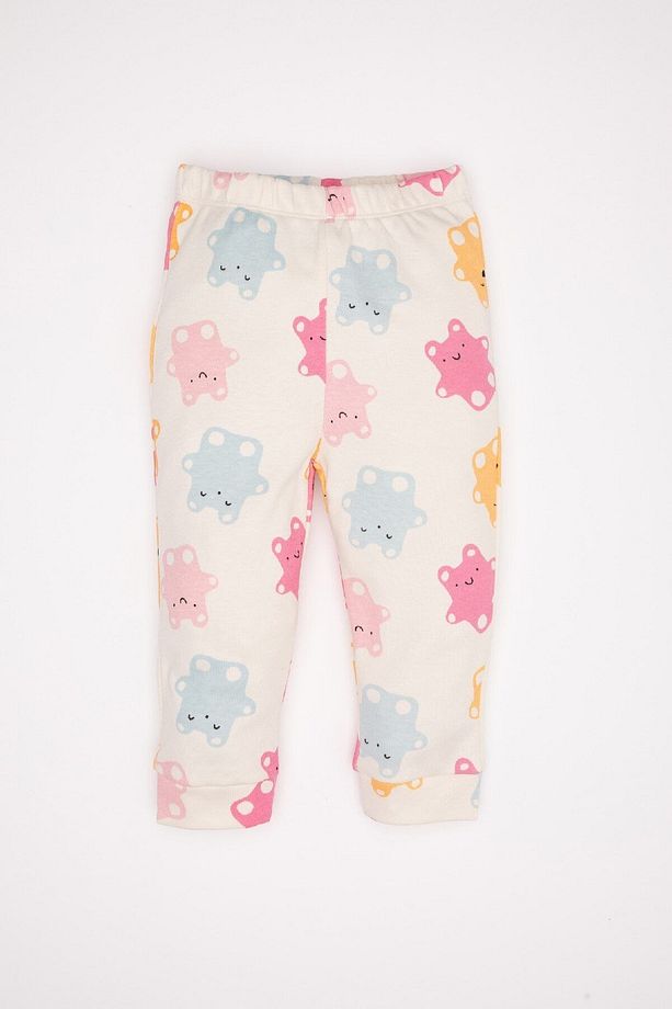 Kız Bebek Pijama Takımı Baskılı Uzun Kollu Üst Uzun Alt D3624a524wn - 2