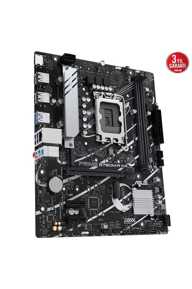 PRIME B760M-R D4 Intel B760 Soket 1700 DDR4 5333(OC)MHz mATX Gaming (Oyuncu) Anakart - 4