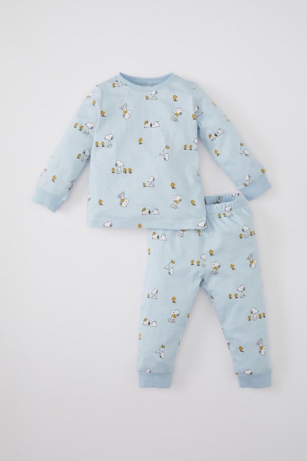 Erkek Bebek Snoopy Uzun Kollu Penye Pijama Takımı C0725a524sp - 1