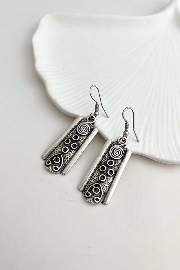 Etnik Desenli Küpe - 1