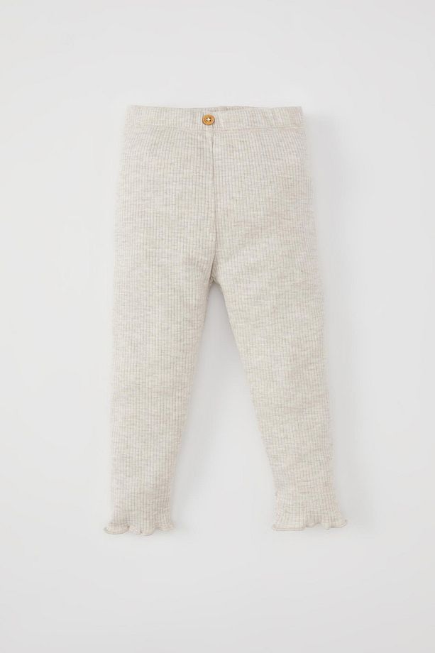 Kız Bebek Düz Paça Fitilli Kaşkorse Basic Tayt Z4676a224sp - 1