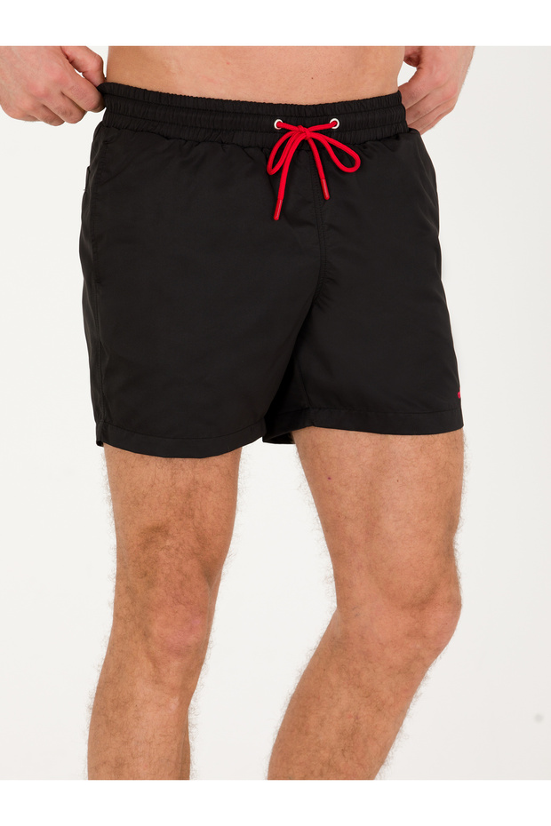 Siyah Deniz Şortu 50268155-VR046 - 3