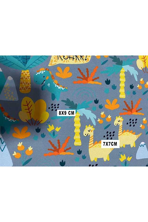 Mi?cro Paraşüt Kumaş Yağmurluk Ve Şort Di?nazorlu Di?ji?tal Baski Kumaş 147x100 Cm - 2