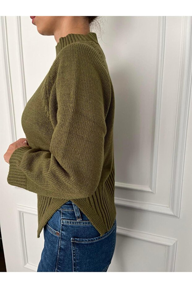 YEŞİL TRİKO KAZAK - 5