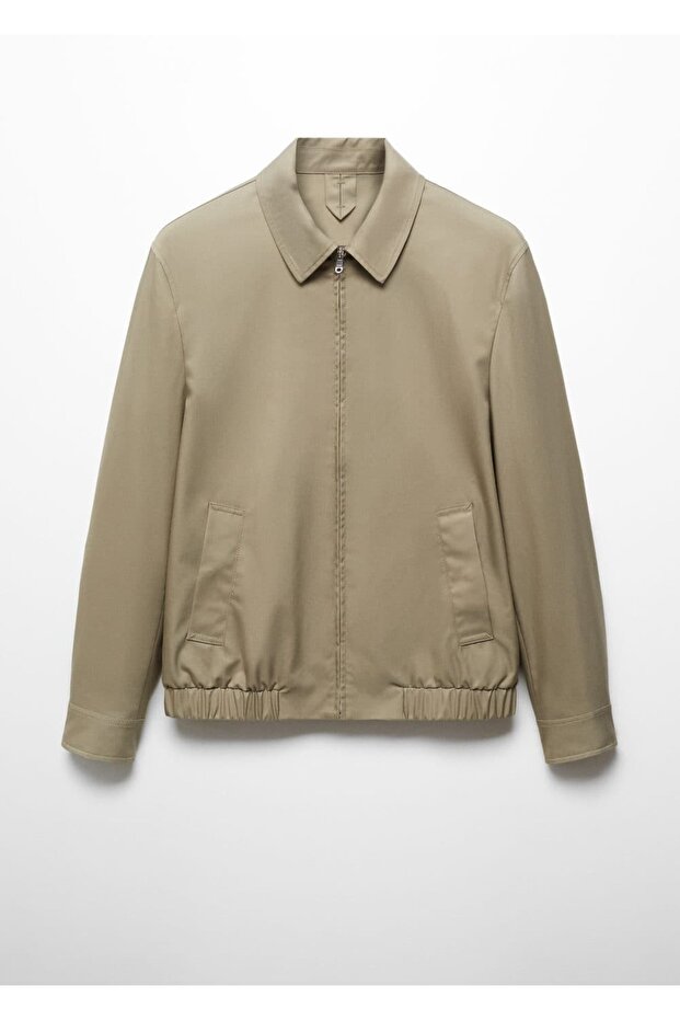 Fermuarlı bomber ceket - 3