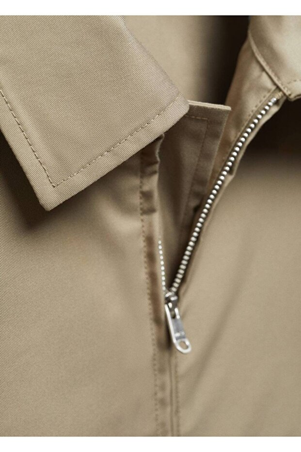 Fermuarlı bomber ceket - 5