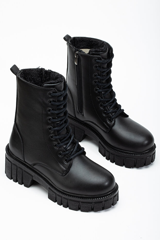 Γυναικείες μπότες ανθεκτικές στο νερό και το κρύο με γούνα στο εσωτερικό - 6