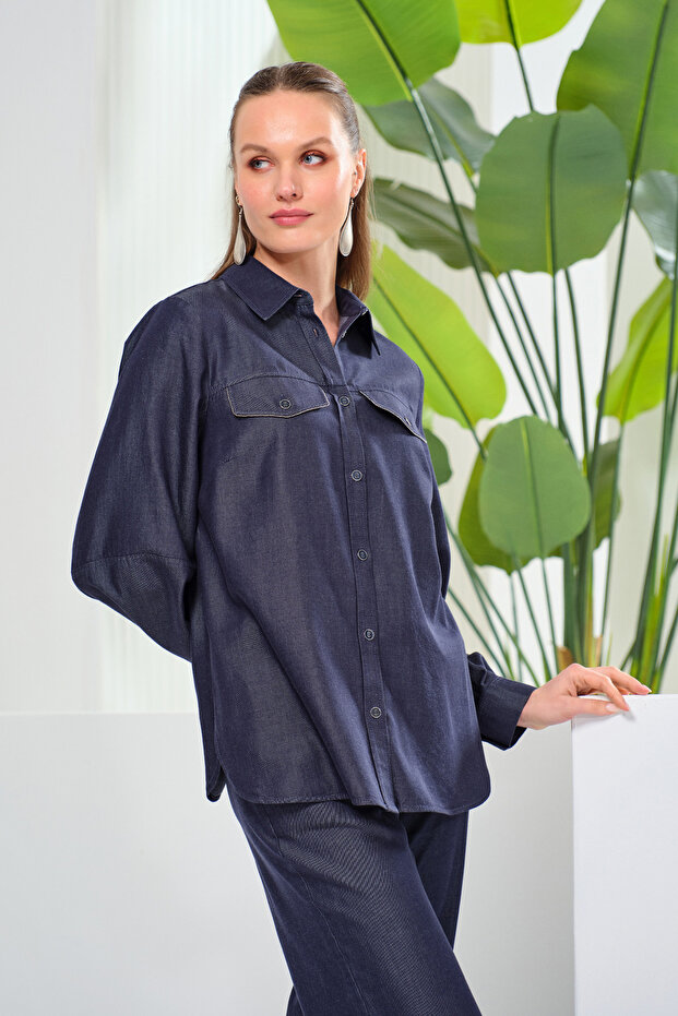 Denim Gömlek - 1
