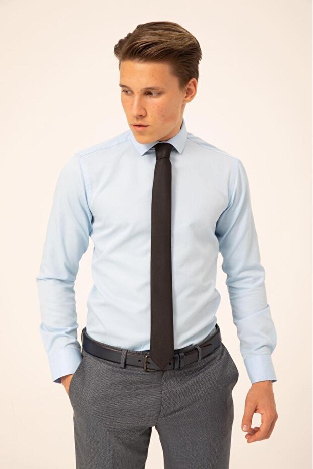 Hipatu Süvari Düz Dokuma Kravat - 5