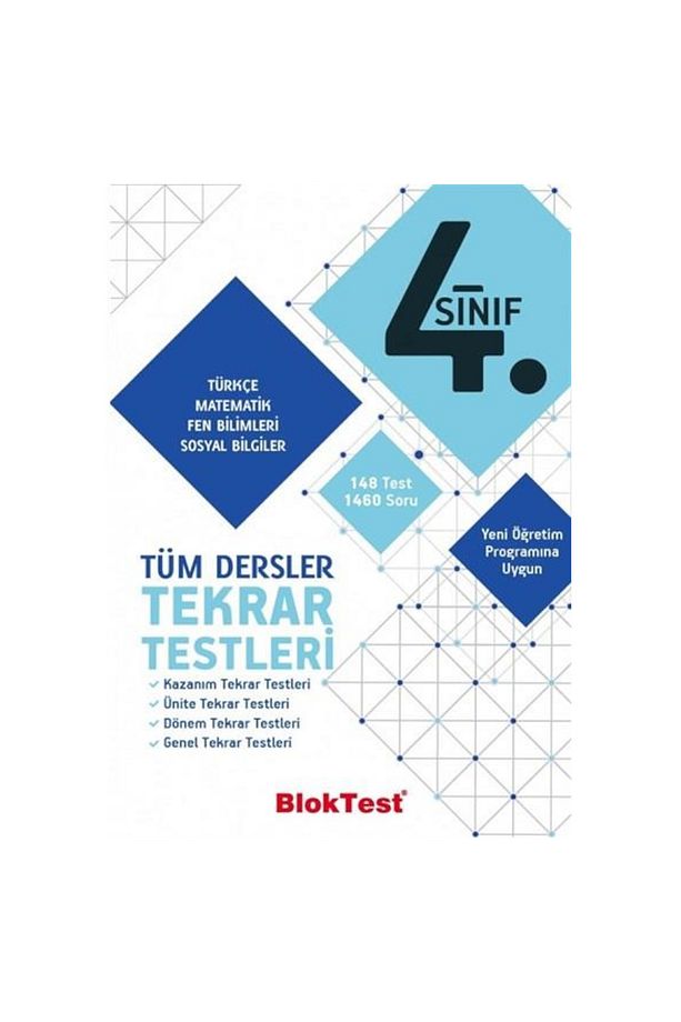 4.sınıf Bloktest Tüm Dersler Tekrar Testleri - 1