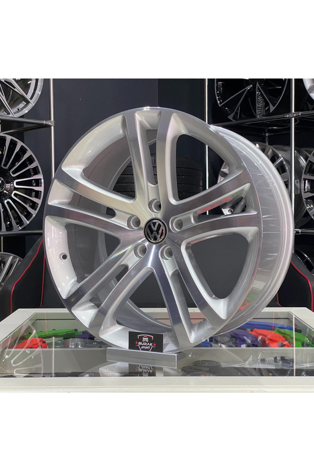18 Inç 5x112 Vw Golf Jetta Caddy Savannah Jant Modeli (4ADET) - 4