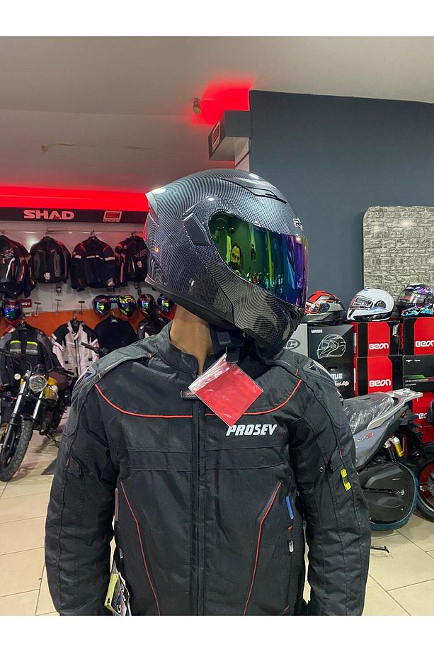 Rhkc Vizörlü Çene Açılır Kask - 3