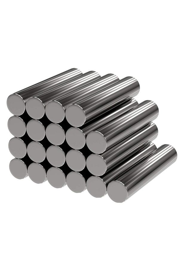 Çubuk Mıknatıs Neodyum Çubuk Mıknatıs D5x25mm - 5 adet - 4