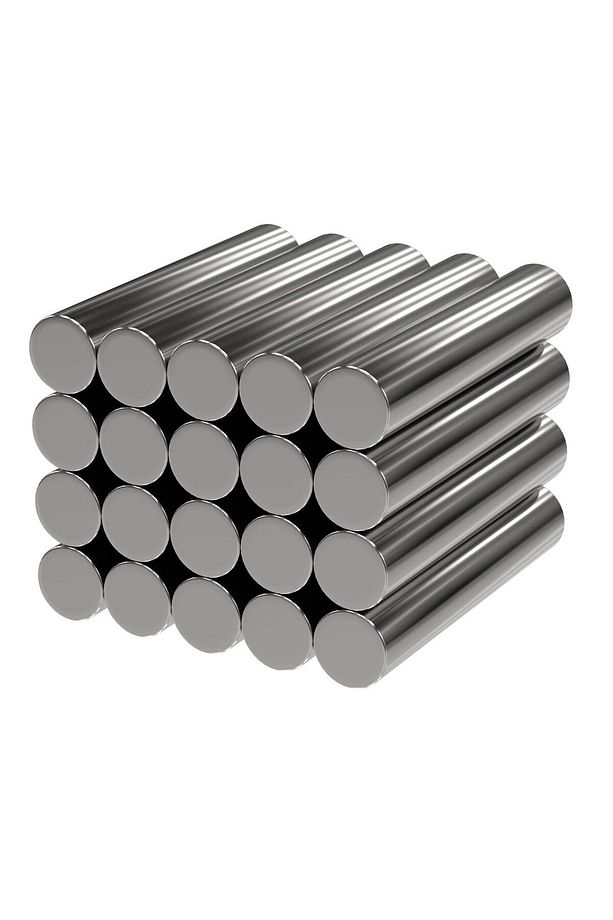 Çubuk Mıknatıs Neodyum Çubuk Mıknatıs D5x25mm - 5 adet - 5