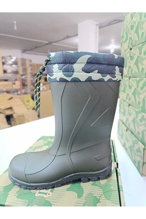 Ulaş 33cm Hunter Boots with Rubber Fur Inside