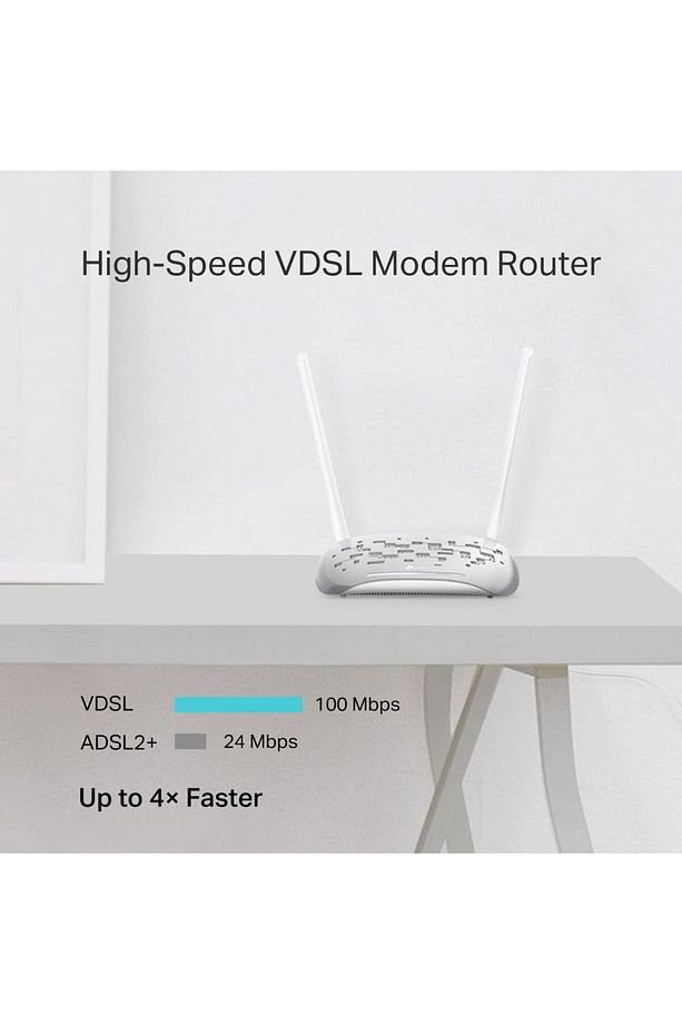 Td-w9950 300 Mbps Wireless N Vdsl/adsl Wifi Modem Router - 4