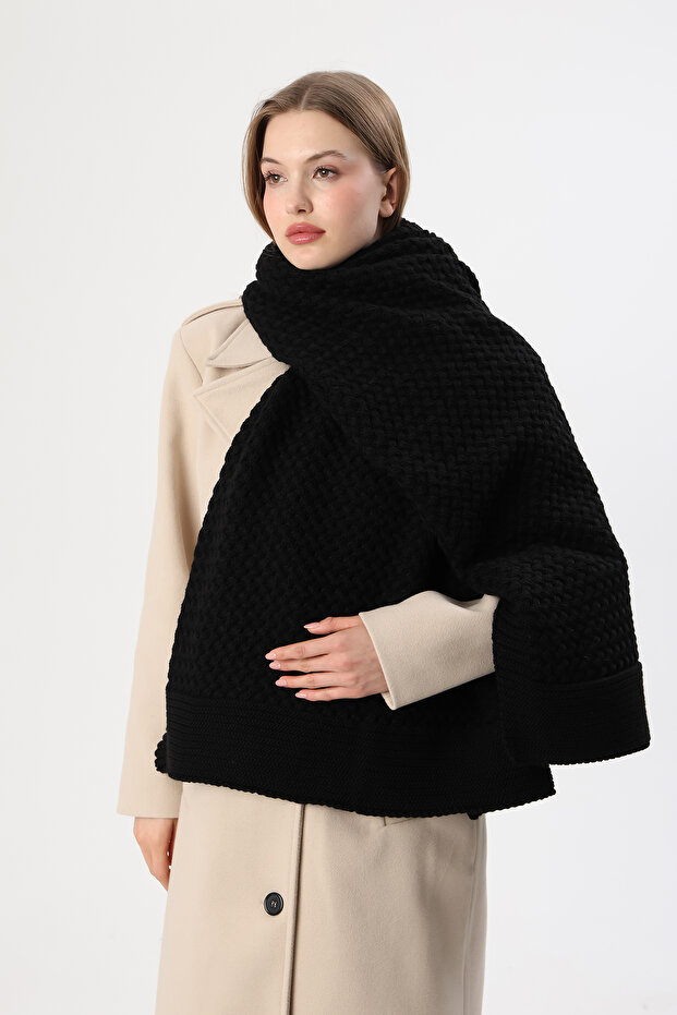 Sepet Örgü Triko Şal - 2