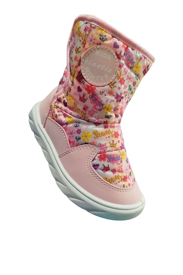Kesti 2pr pembe kız çocuk kar botu - 5