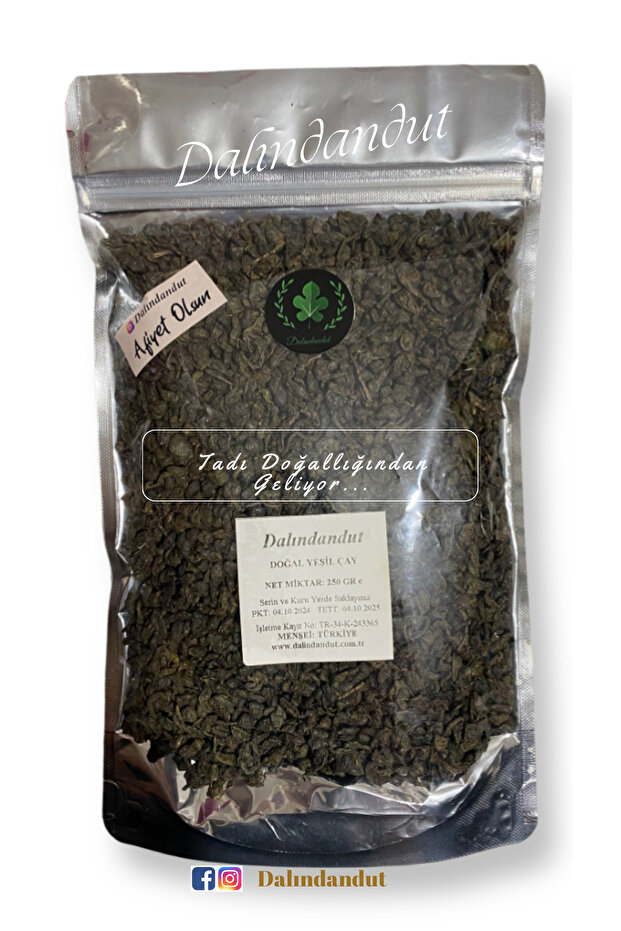 New Crop Natural Organic Green Tea 250Gr