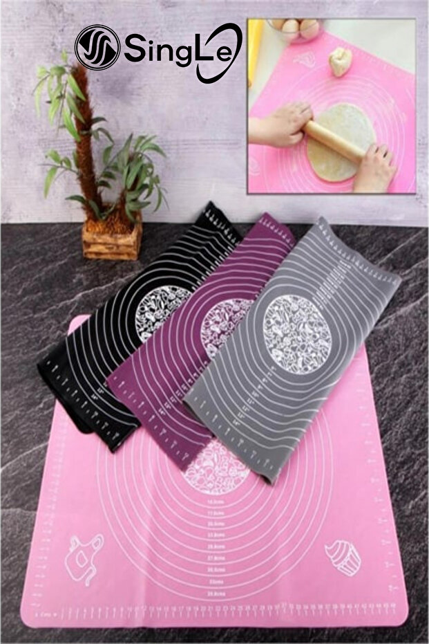 Slilon Hamur Açma Matı Mega Boy 45x65 Cm - 1