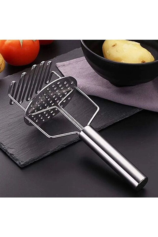 Paslanmaz Çelik Çift Katmanlı Patates Ezeceği - 1