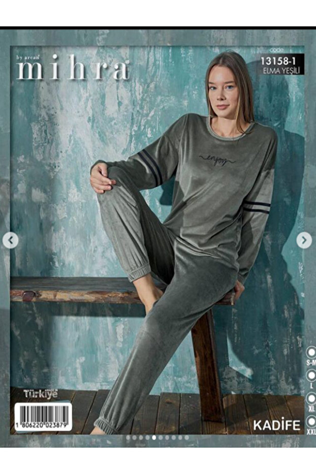 Velvet Pajama Suit 13158-1