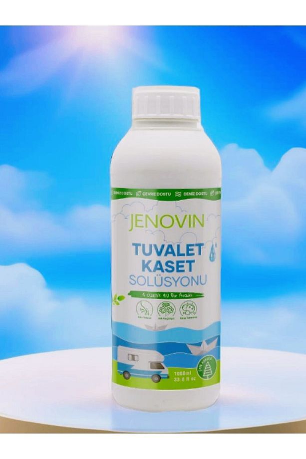 Ölçek Hediyeli - Çam Aromalı Karavan Ve Tekne Kasetli Ve Portatif Tuvalet Wc Atık Kimyasalı 1 L - 8