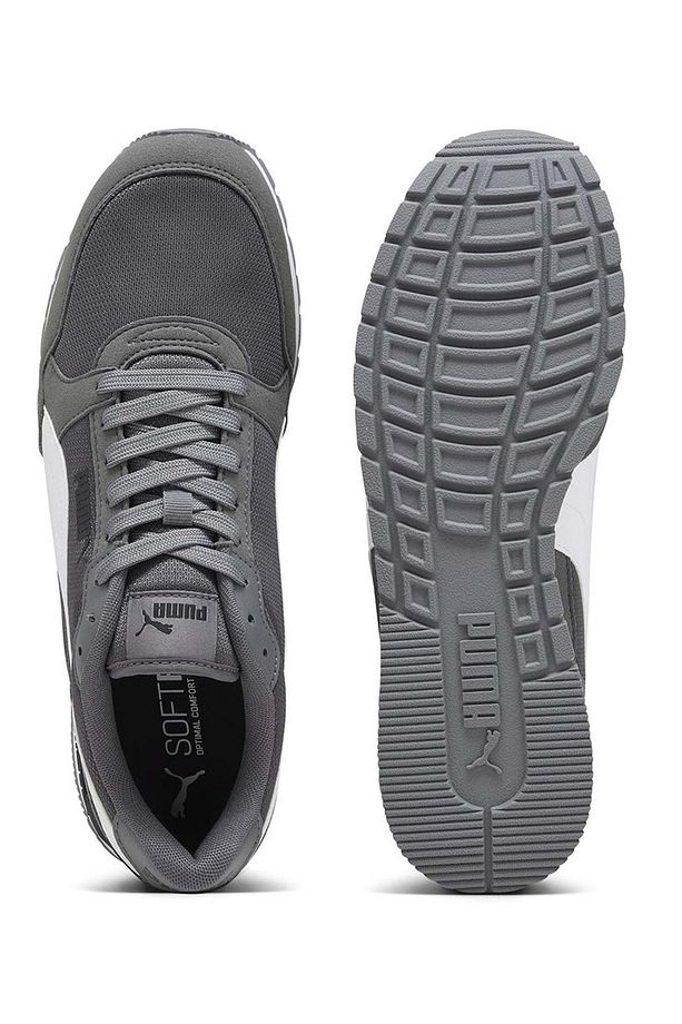 St Runner V3 Mesh 384640-14 Erkek Spor Ayakkabı Gri - 6