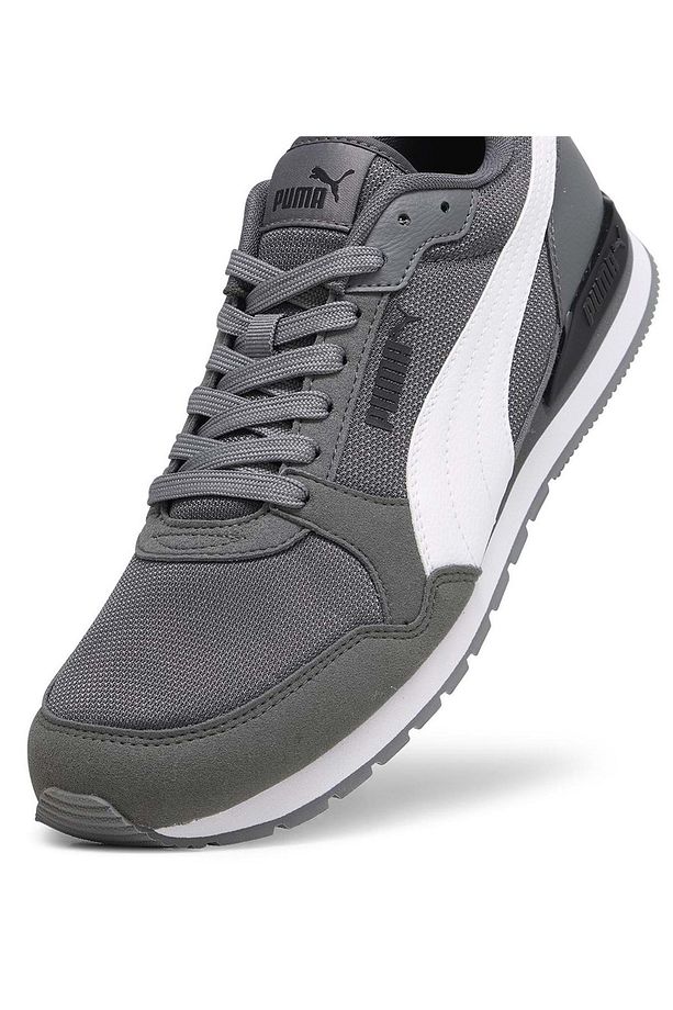 St Runner V3 Mesh 384640-14 Erkek Spor Ayakkabı Gri - 5