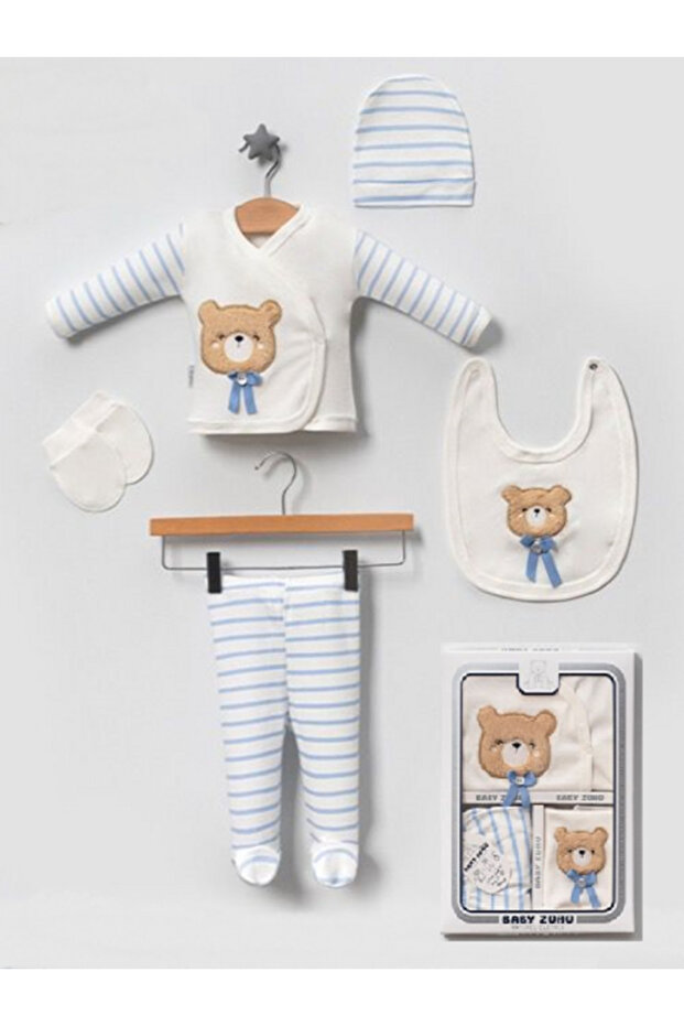 Newborn Baby Hospital Outlet 5-Piece Bodysuit Set