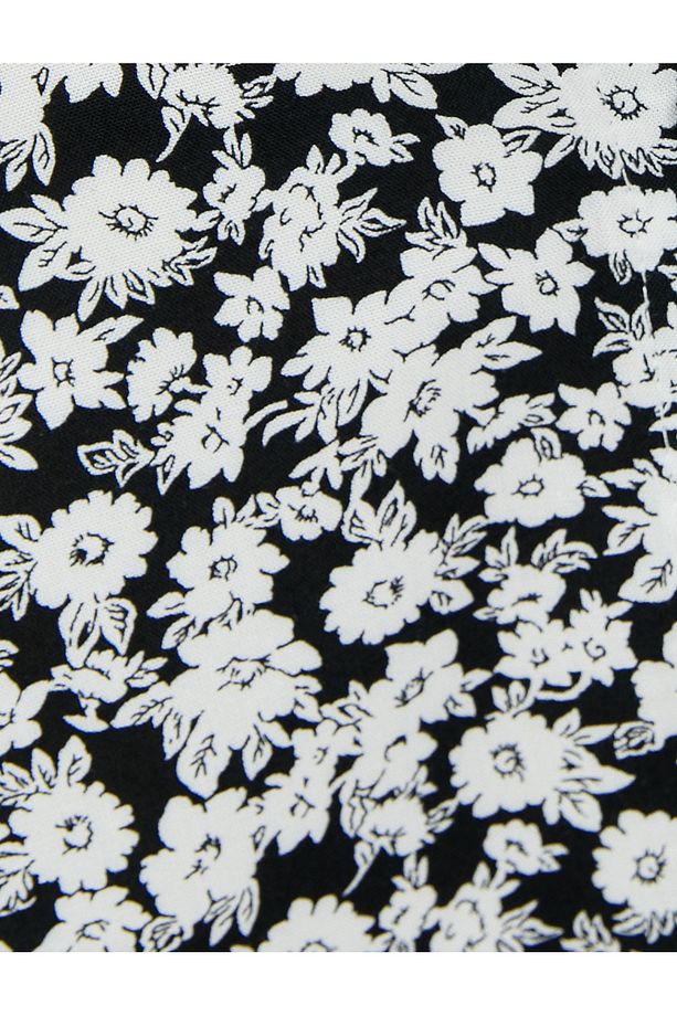 Çiçekli Gömlek Kısa Kollu Ecovero® Viscose - 6