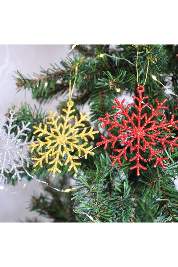 2006781-20 christmas tree decoration glittery