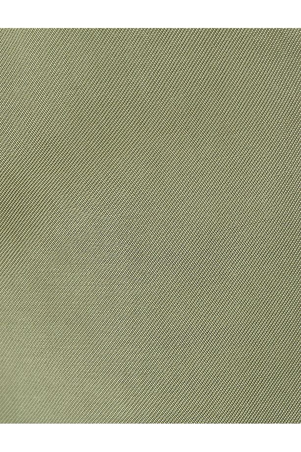 Basic Bermuda Şort Beli Bağcıklı Cep Detaylı - 6