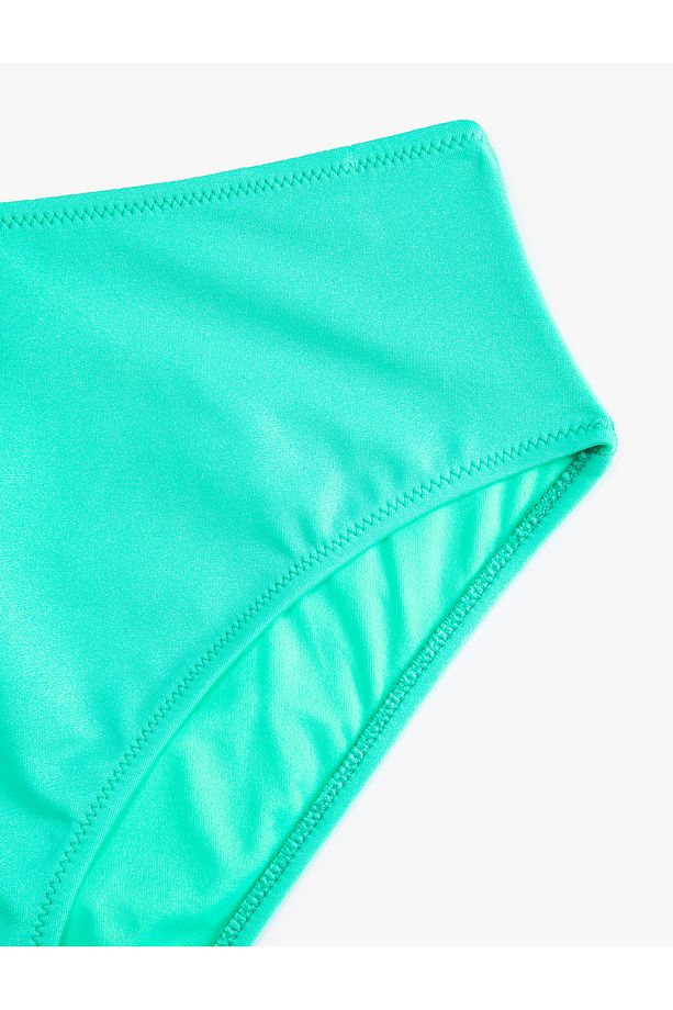 Yüksek Bel Bikini Alt Basic - 8