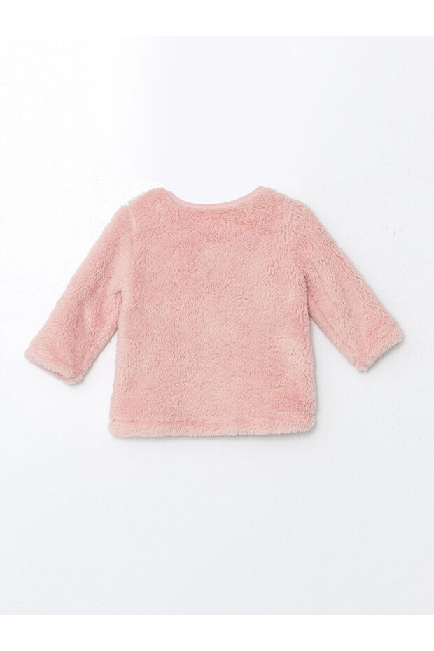 Lcwk Uzun Kollu Nakışlı Pelüş Kız Bebek Pijama Takımı - 3