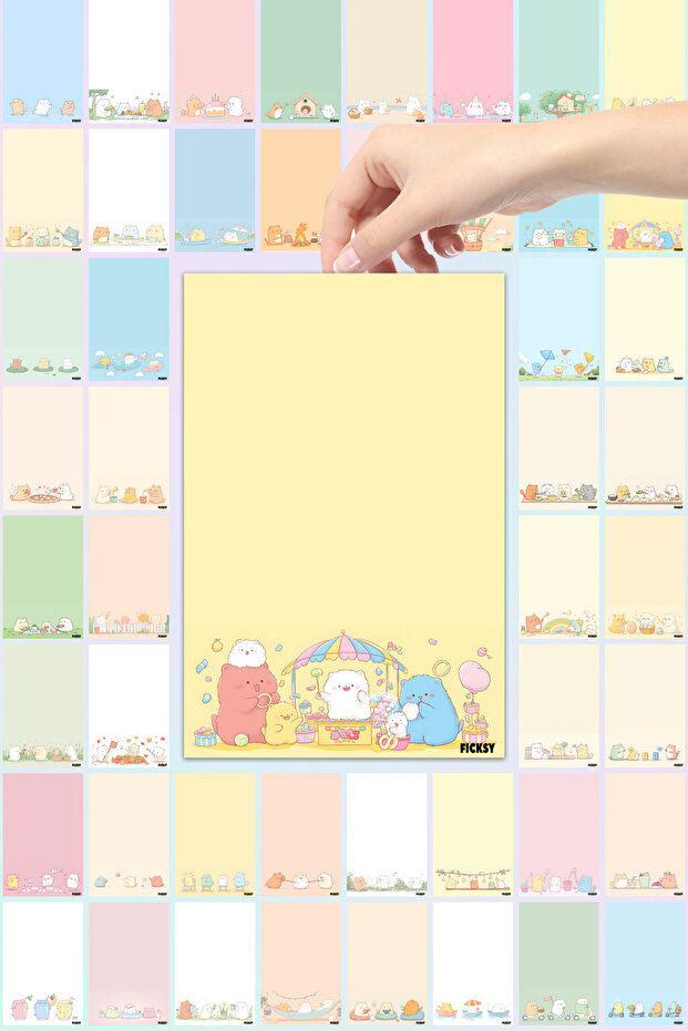 دفتر ملاحظات A5 Sumikko Gurashi - بدون خطوط - 50 ورقة - دفتر ملاحظات - دفتر ملاحظات - ورق ملاحظات