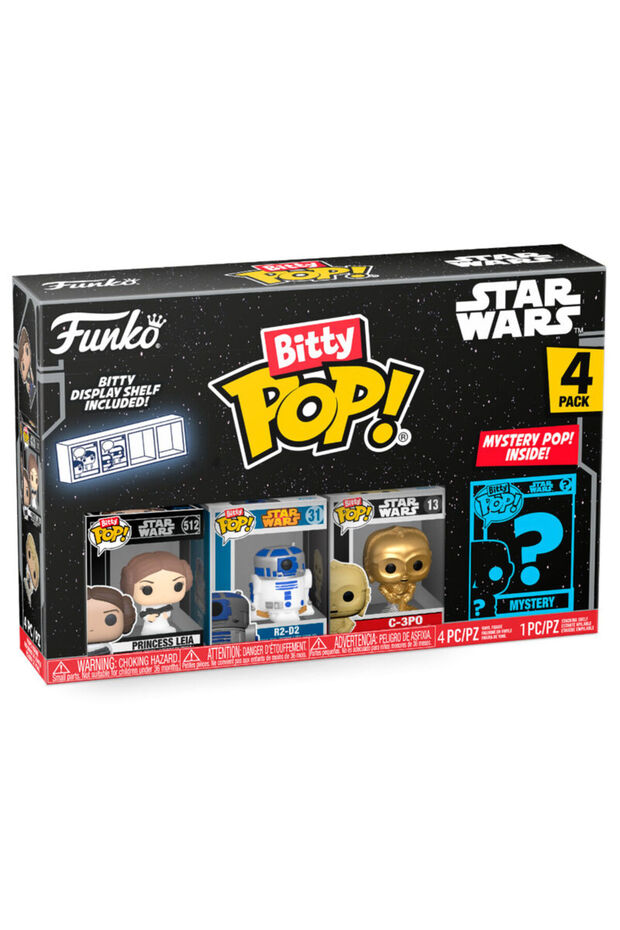 Bitty POP Figür Star Wars - Princess Leia R2-D2  C-3PO - 1