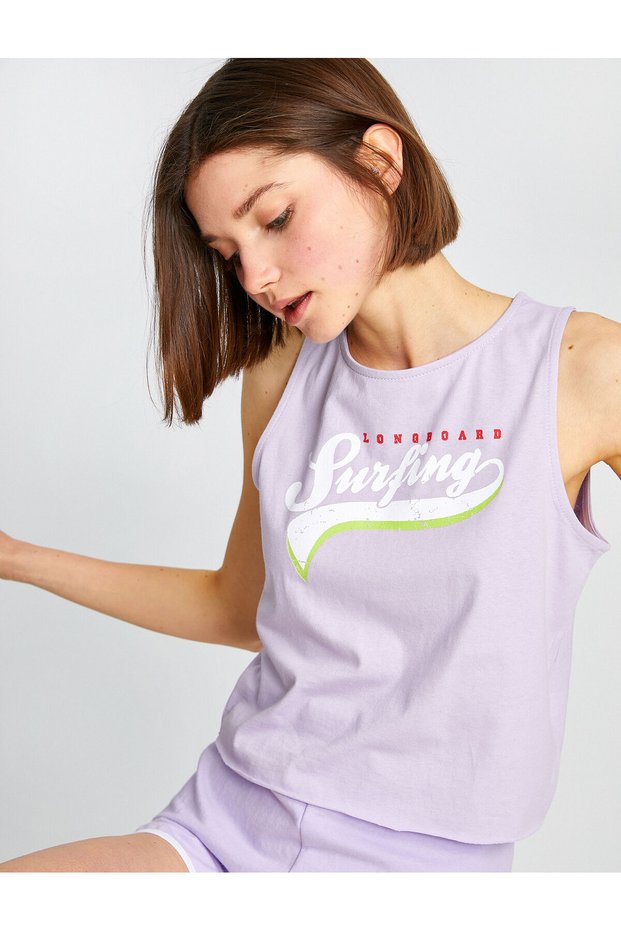 Strappy Printed Undershirt