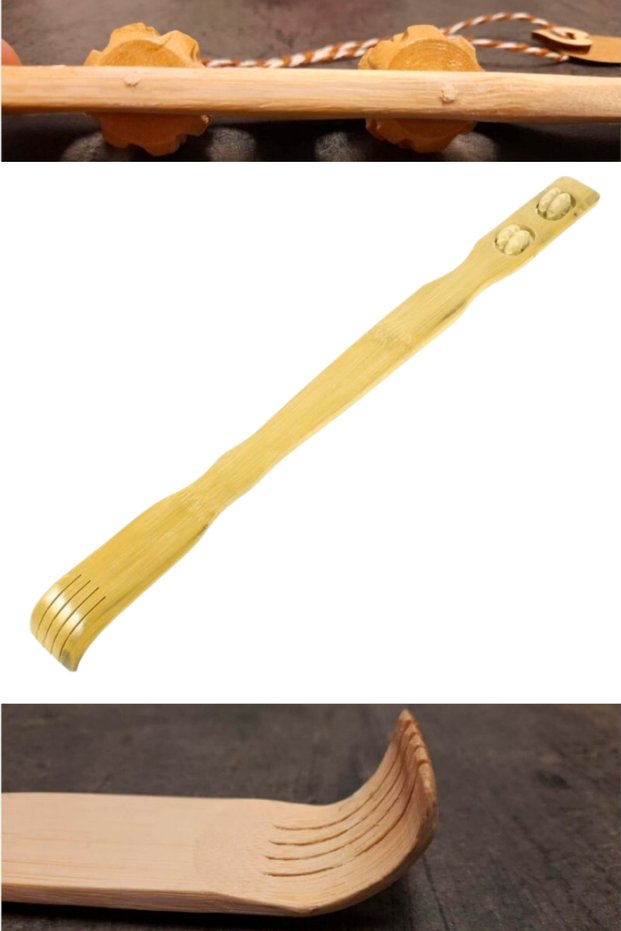 Bamboo Massage Effective Back Itch Stick Ergonomic Back Arm Leg Scratching Apparatus