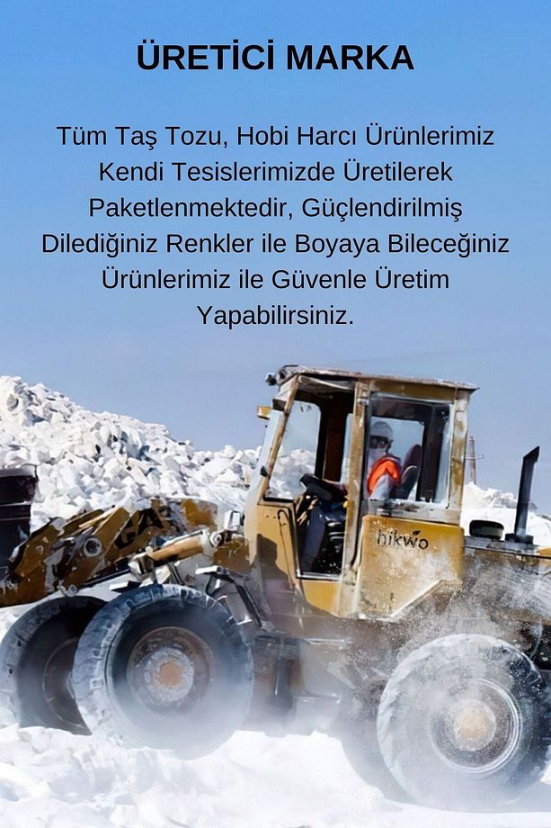 Hw-66 Taş Tozu - Saksı Döküm Harcı - Heykel Alçısı - Hızlı Donan Taş Tozu - Hobi Harcı 5 Kg - 3