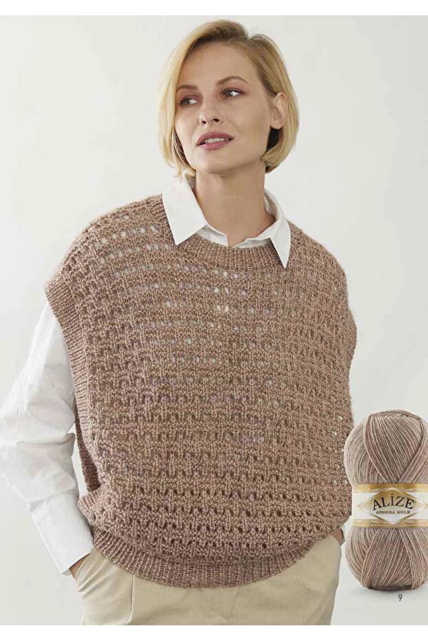 Angora Gold Batik El Örgü Ipi 1892 1 Yumak - 3