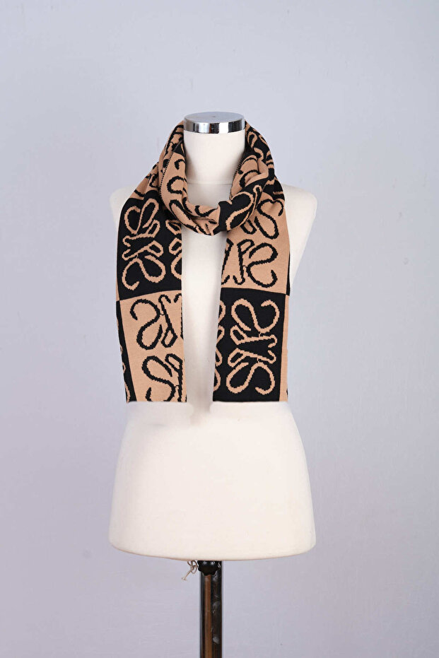 Eșarfă de tricotaje cu model - 4