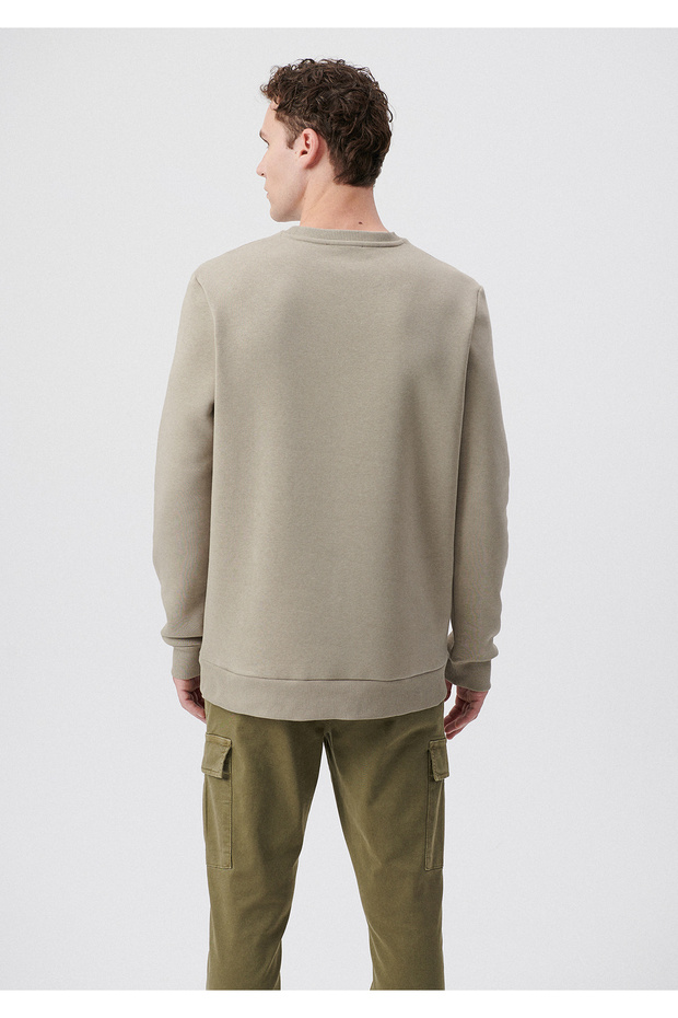 Φούτερ Crew Neck Beige Basic 0610060 -70352 - 4