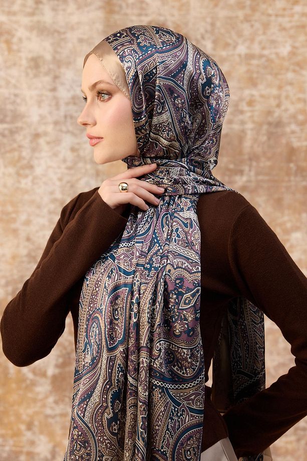 Camel Hint Vual Şal -  5003-15 - 3